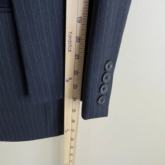 Chaps Pinstripe Wool Blazer Size 42R - Picture 5 of 13